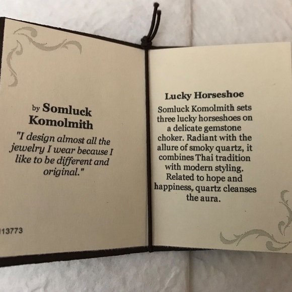 NOVICA Quartz and Sterling Horseshoe Necklace - Picture 7 of 7